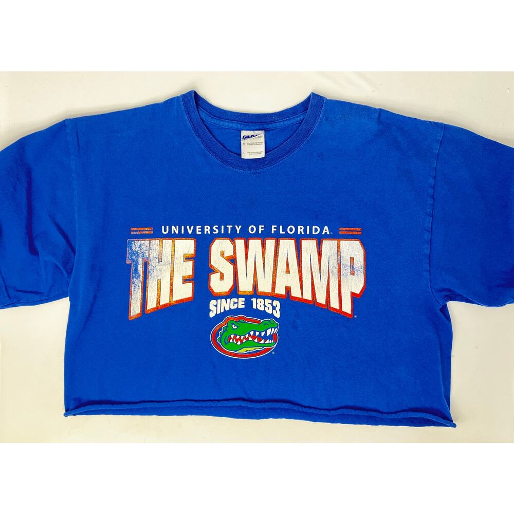 Gilden The Swamp University of Florida half shirt Pre-Owned in fair condition